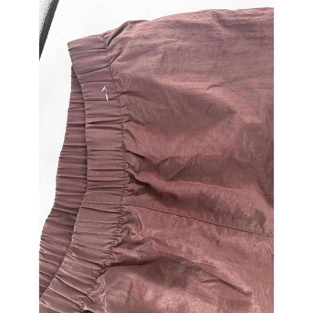 Gap Windbreaker Jogger Pants Sz L 80’s Inspired Y2K Sporty Athletic Retro Brown - Picture 3 of 7